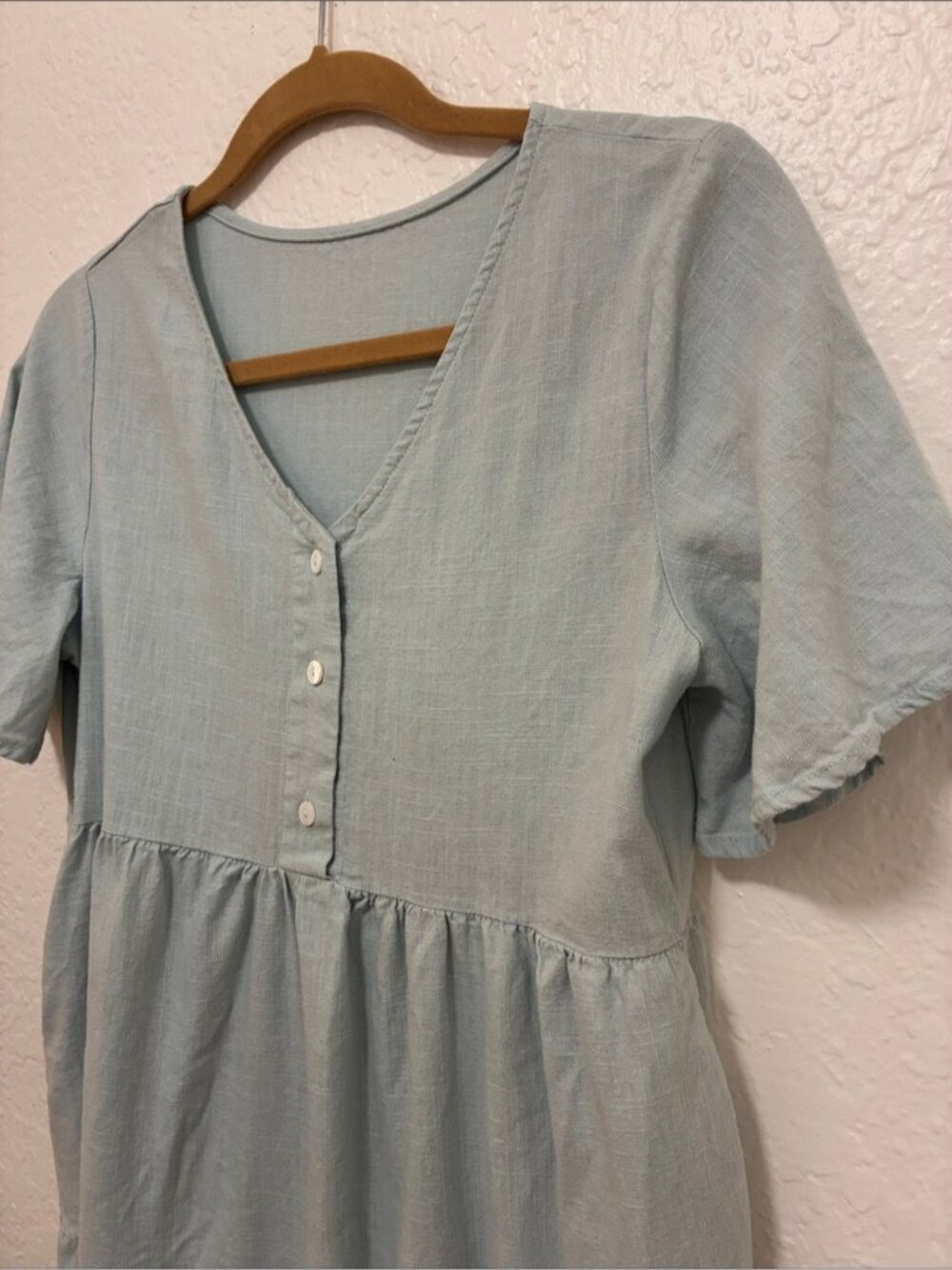 Flax Mini blue dress - Picture 4 of 8